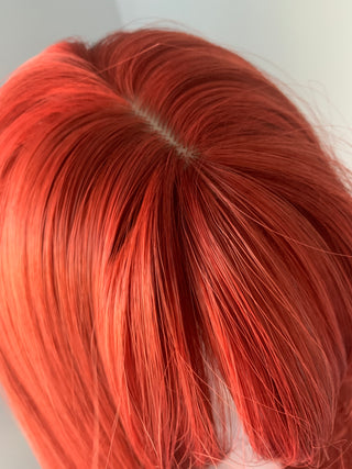 "Trina" - Long Red Straight Wig with Bangs