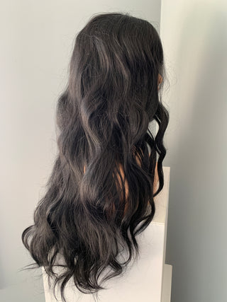 "Naomi" - Black Lace Front Wig Bouncy Curls