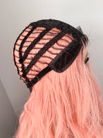 "Michelle" - Long Rooted Baby Pink Wavy Synthetic Wig