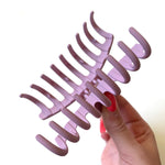 Jumbo Hair Claw Clip - Matte Lilac Purple