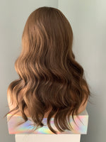 "Janelle" - Brown Synthetic Wavy Lace Front Wig
