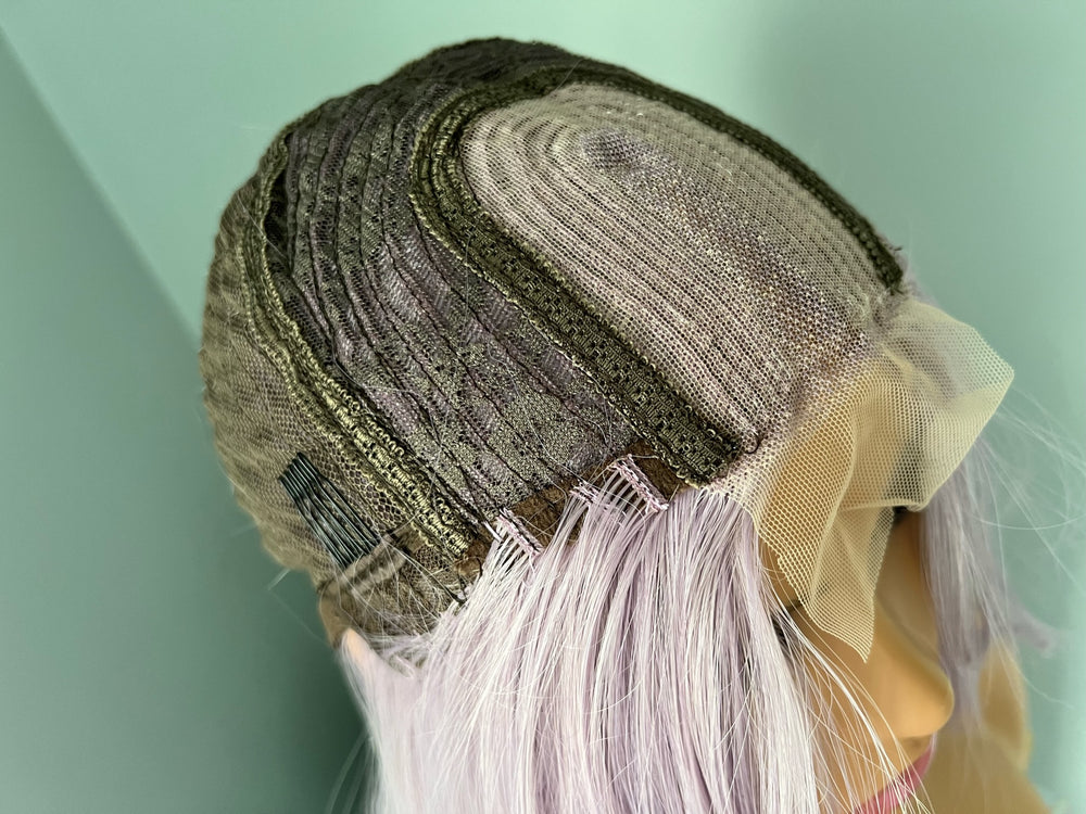 "Blossom" - Long Light Purple Lace Front Synthetic Wig