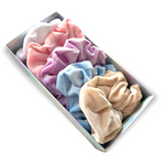 5PC Scrunchie Box Gift Set | Pastel Velvet