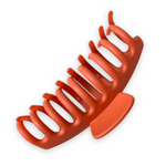 Jumbo Hair Claw Clip - Matte Terracotta Orange