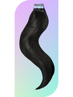 Natural Black (1B) Tape Hair Extensions