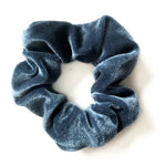 Dusty Blue - Velvet Scrunchie