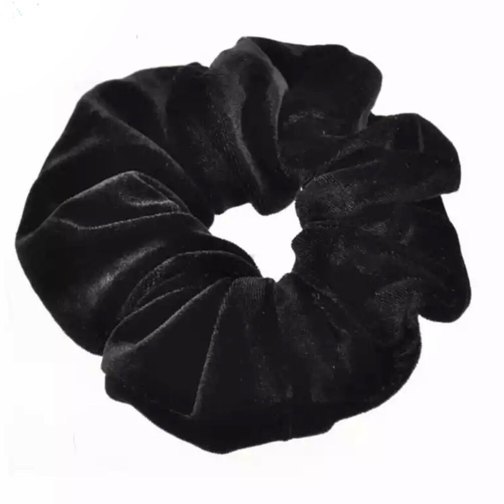 Black - Velvet Scrunchie