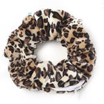 Leopard Velvet - Secret Zipper Scrunchie