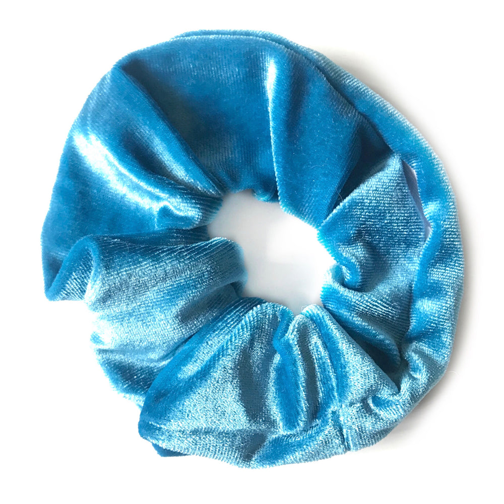Blue - Velvet Scrunchie