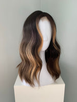 "Kennedy" - Brown Money Piece Lace Front Wig