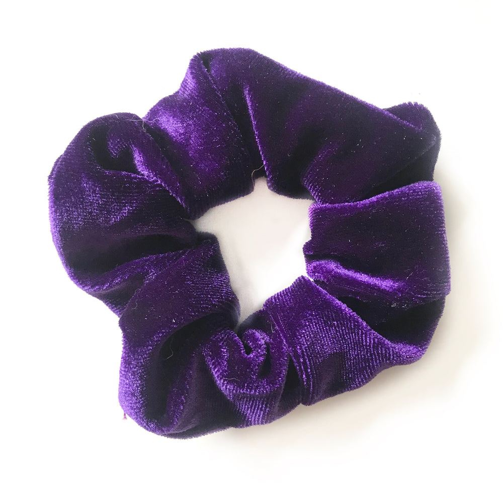 Royal Purple - Velvet Scrunchie